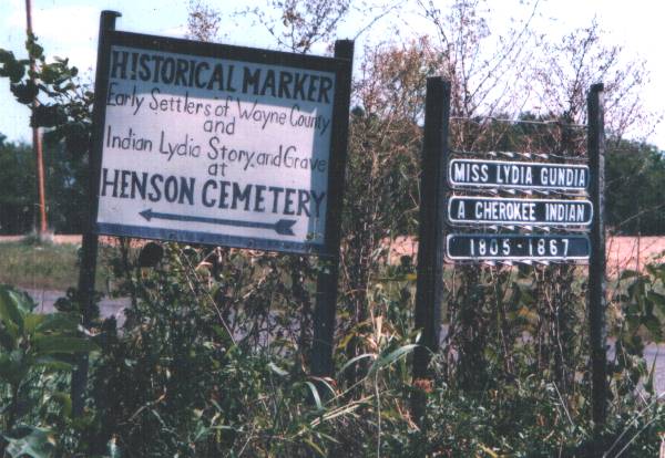 Henson Cemetery historical marker